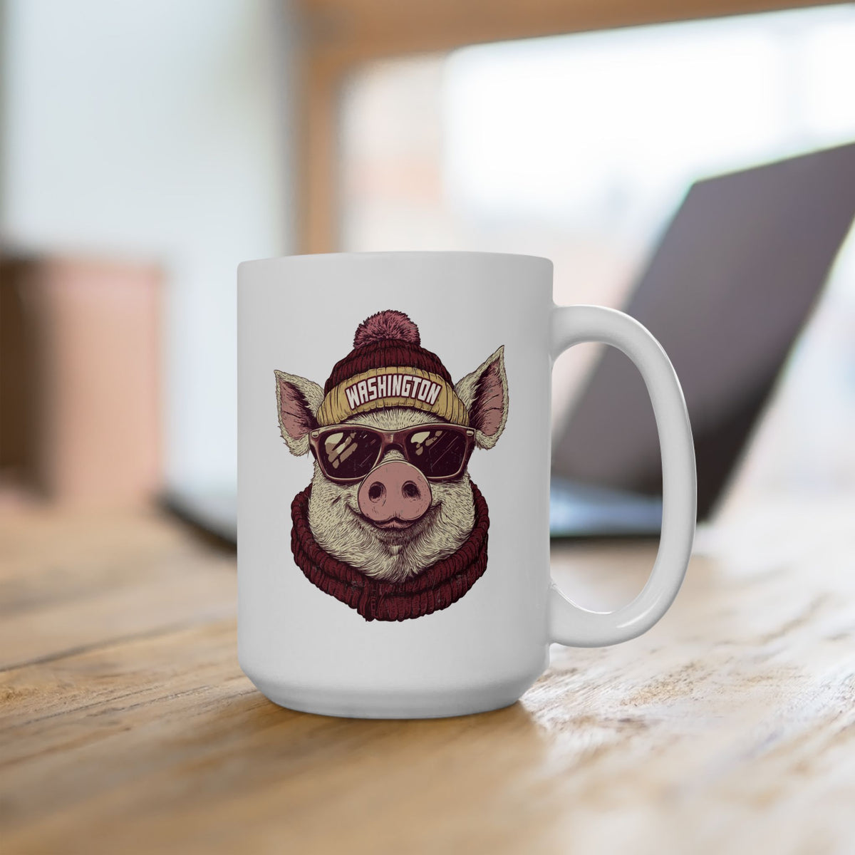 Washington Football Spirit Animal Ceramic Mug | Football Fan Gift