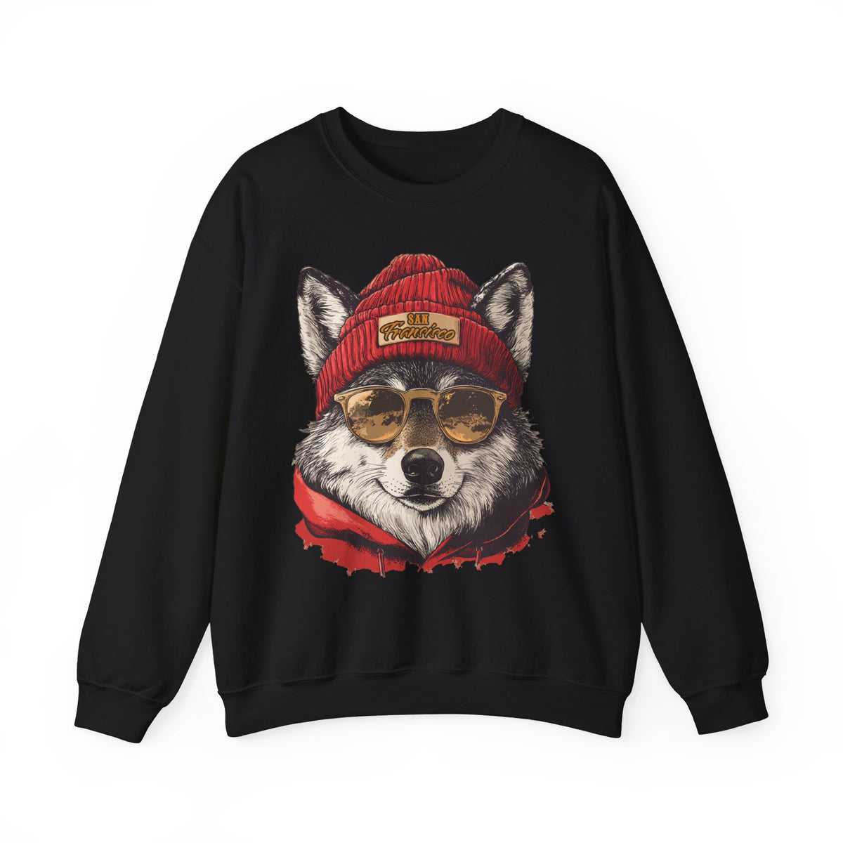 San Francisco 49ers Spirit Animal Crewneck Sweatshirt | Football Fan Gift