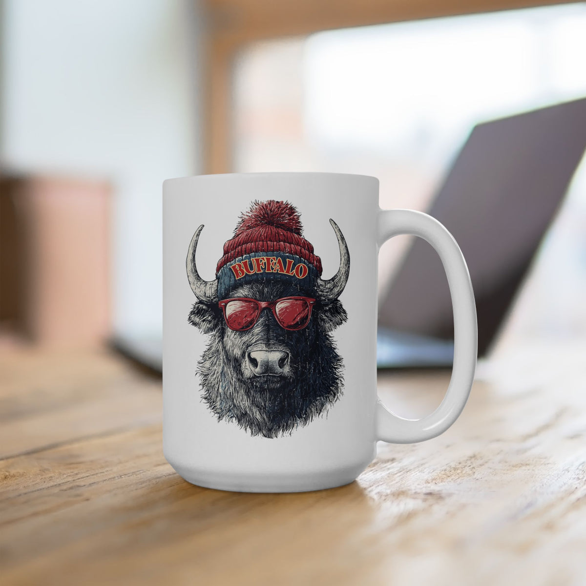 Buffalo Bills Spirit Animal Ceramic Mug | Football Fan Gift