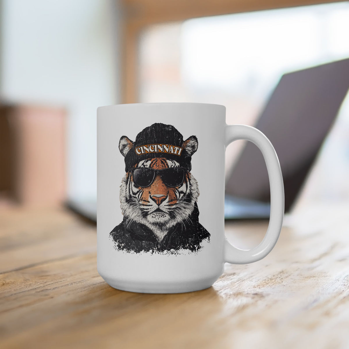 Cincinnati Bengals Spirit Animal Ceramic Mug | Football Fan Gift