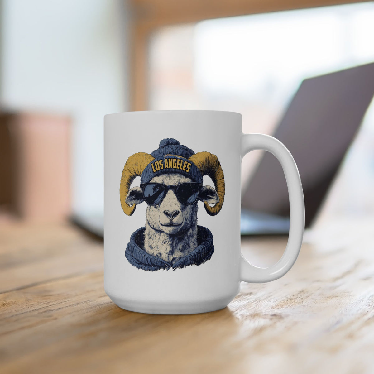 Los Angeles Rams Spirit Animal Ceramic Mug | Football Fan Gift