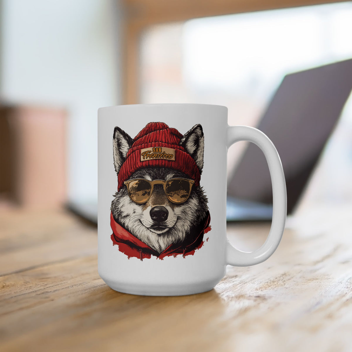 San Francisco 49ers Spirit Animal Ceramic Mug | Football Fan Gift