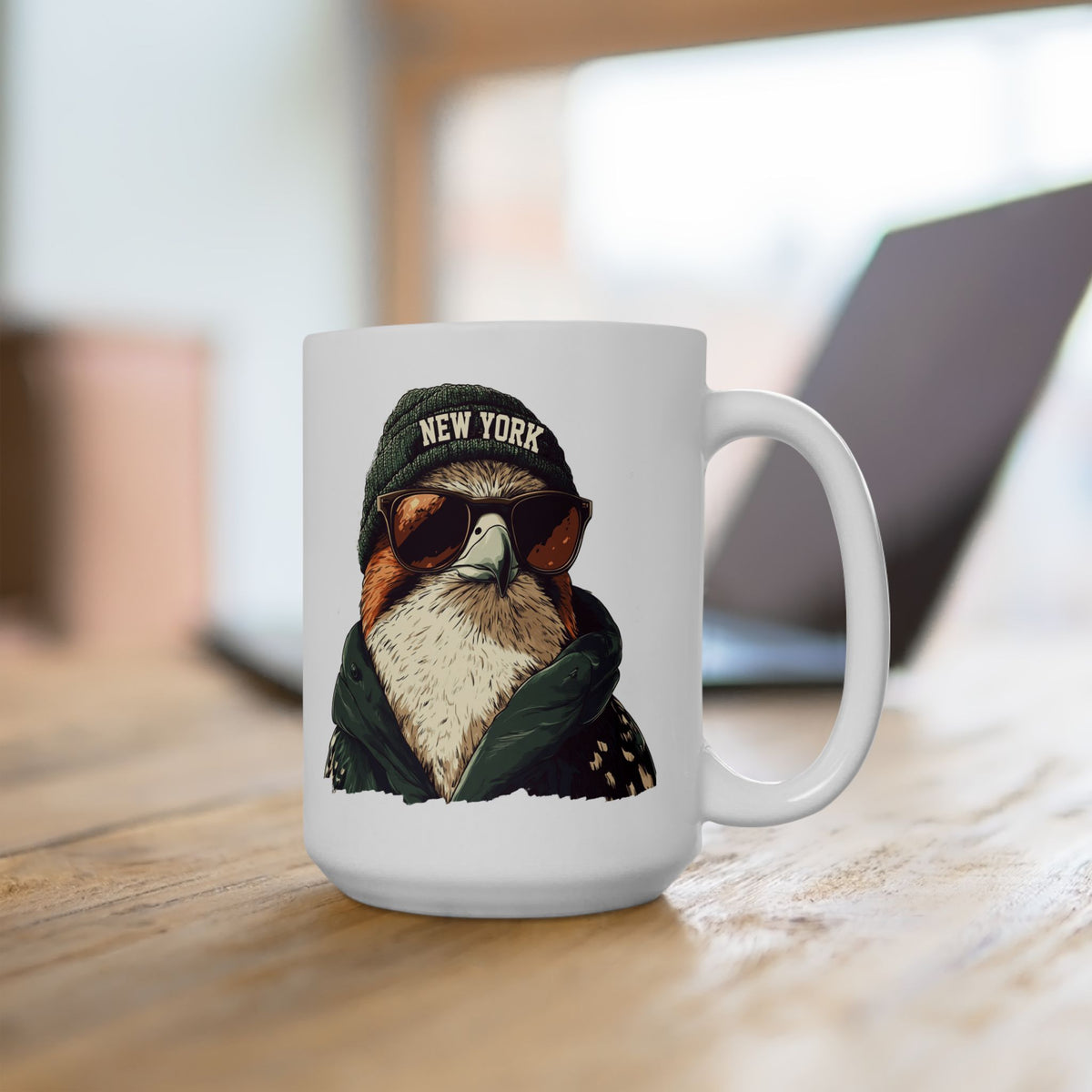 New York Jets Spirit Animal Ceramic Mug | Football Fan Gift