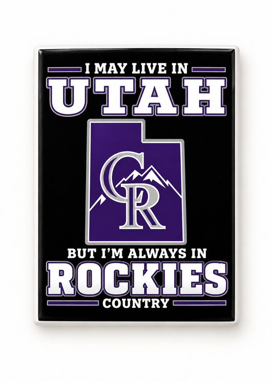 Colorado Rockies Utah Country Ceramic Fridge Magnet - 5 x 7 cm