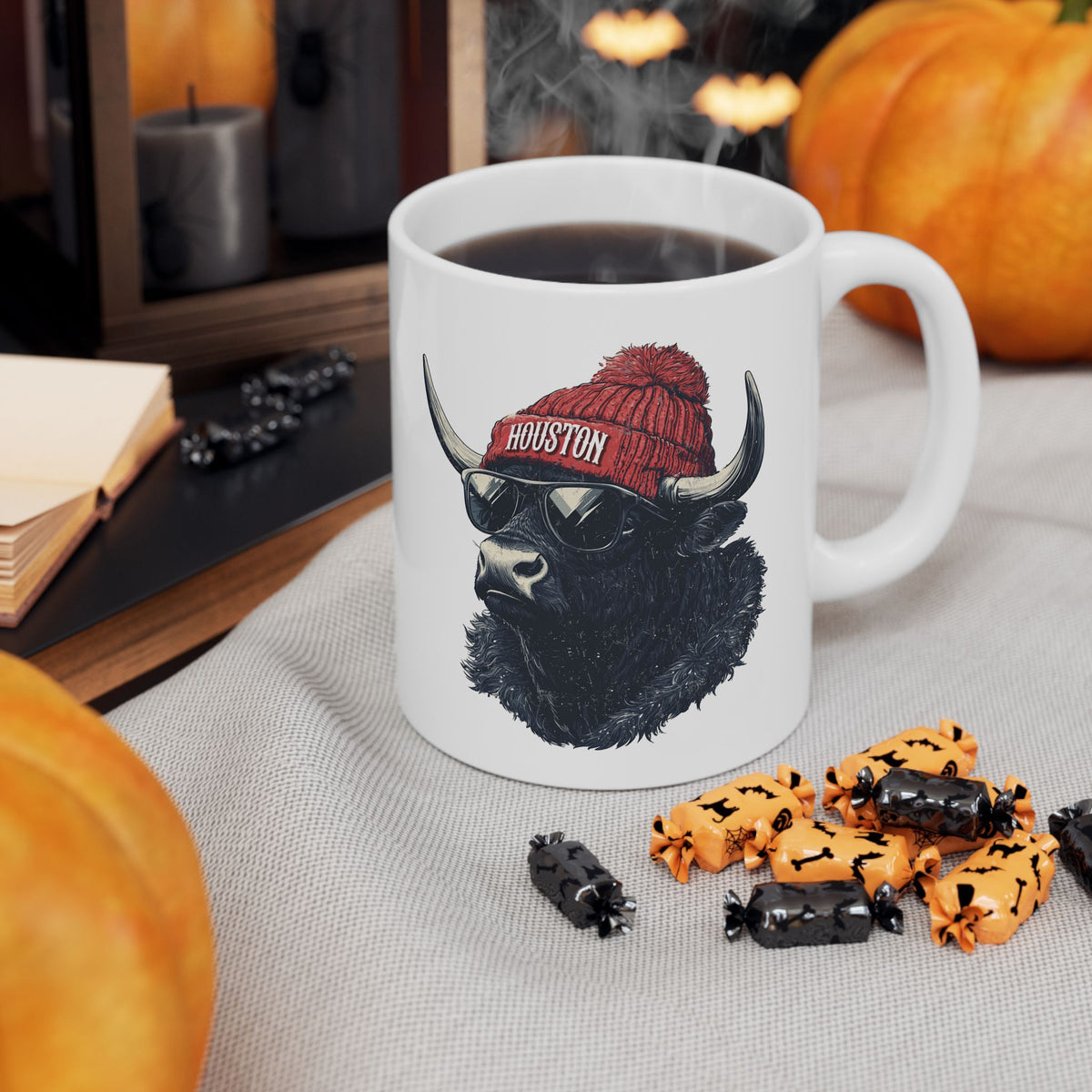 Houston Texans Spirit Animal Ceramic Mug | Football Fan Gift
