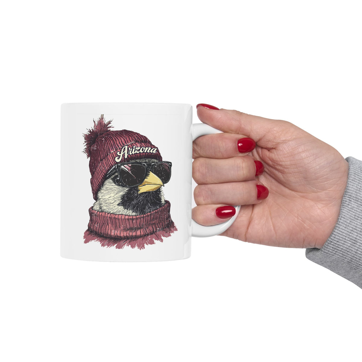 Arizona Cardinals Spirit Animal Ceramic Mug | Football Fan Gift