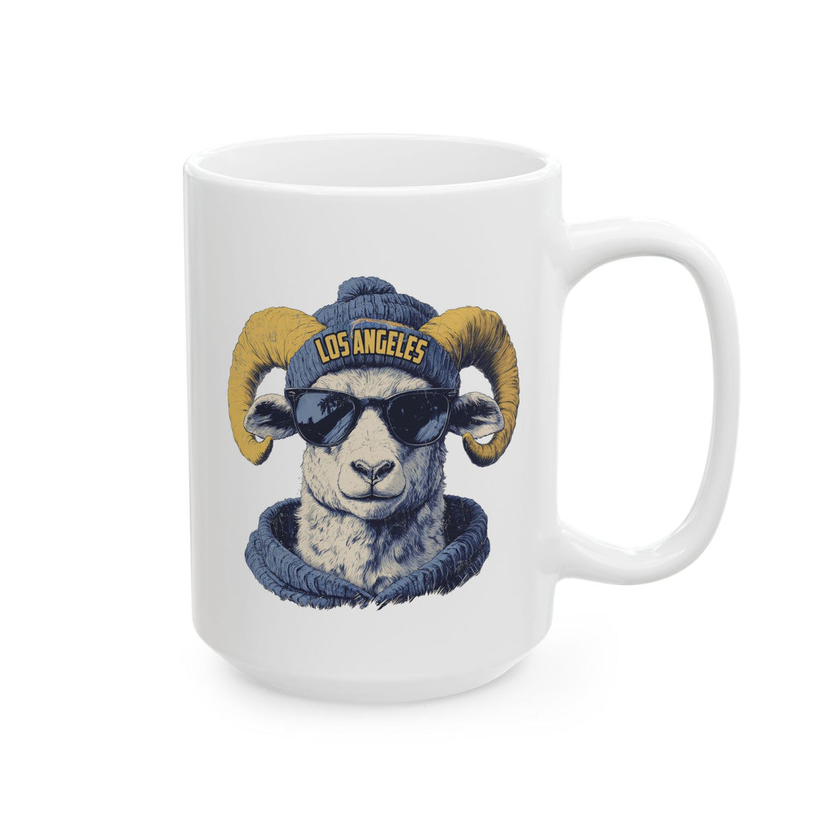 Los Angeles Rams Spirit Animal Ceramic Mug | Football Fan Gift