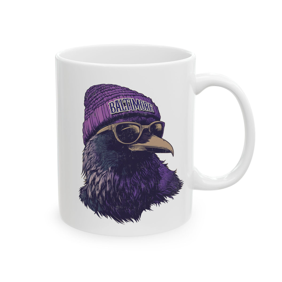 Baltimore Ravens Spirit Animal Ceramic Mug | Football Fan Gift
