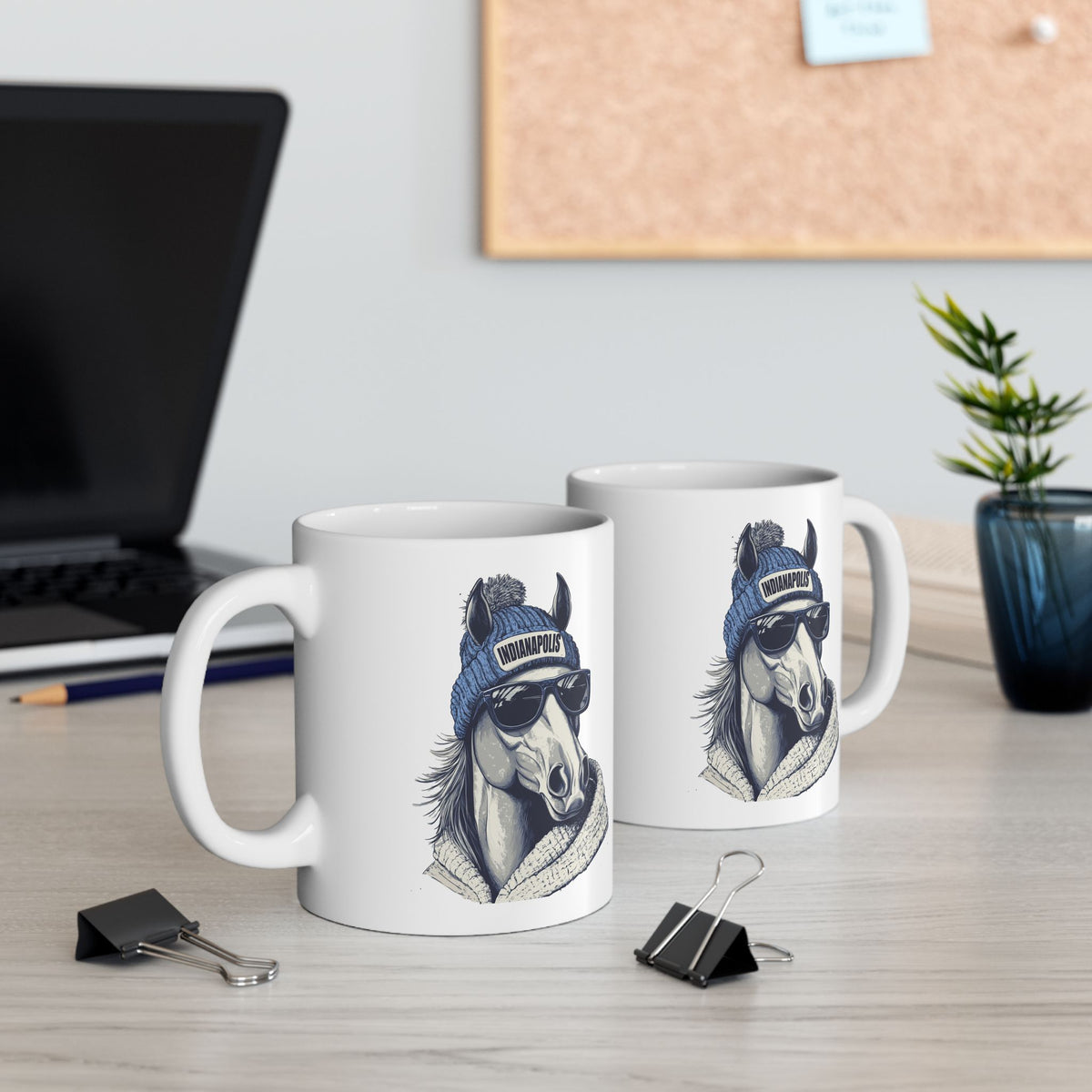 Indianapolis Colts Spirit Animal Ceramic Mug | Football Fan Gift