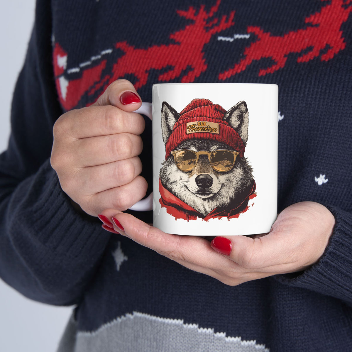 San Francisco 49ers Spirit Animal Ceramic Mug | Football Fan Gift