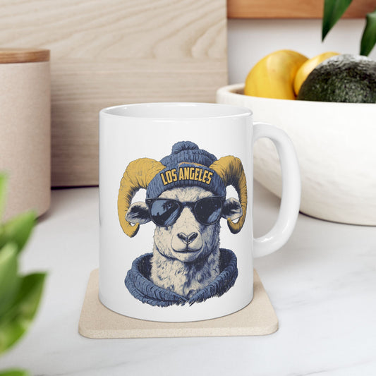 Los Angeles Rams Spirit Animal Ceramic Mug | Football Fan Gift