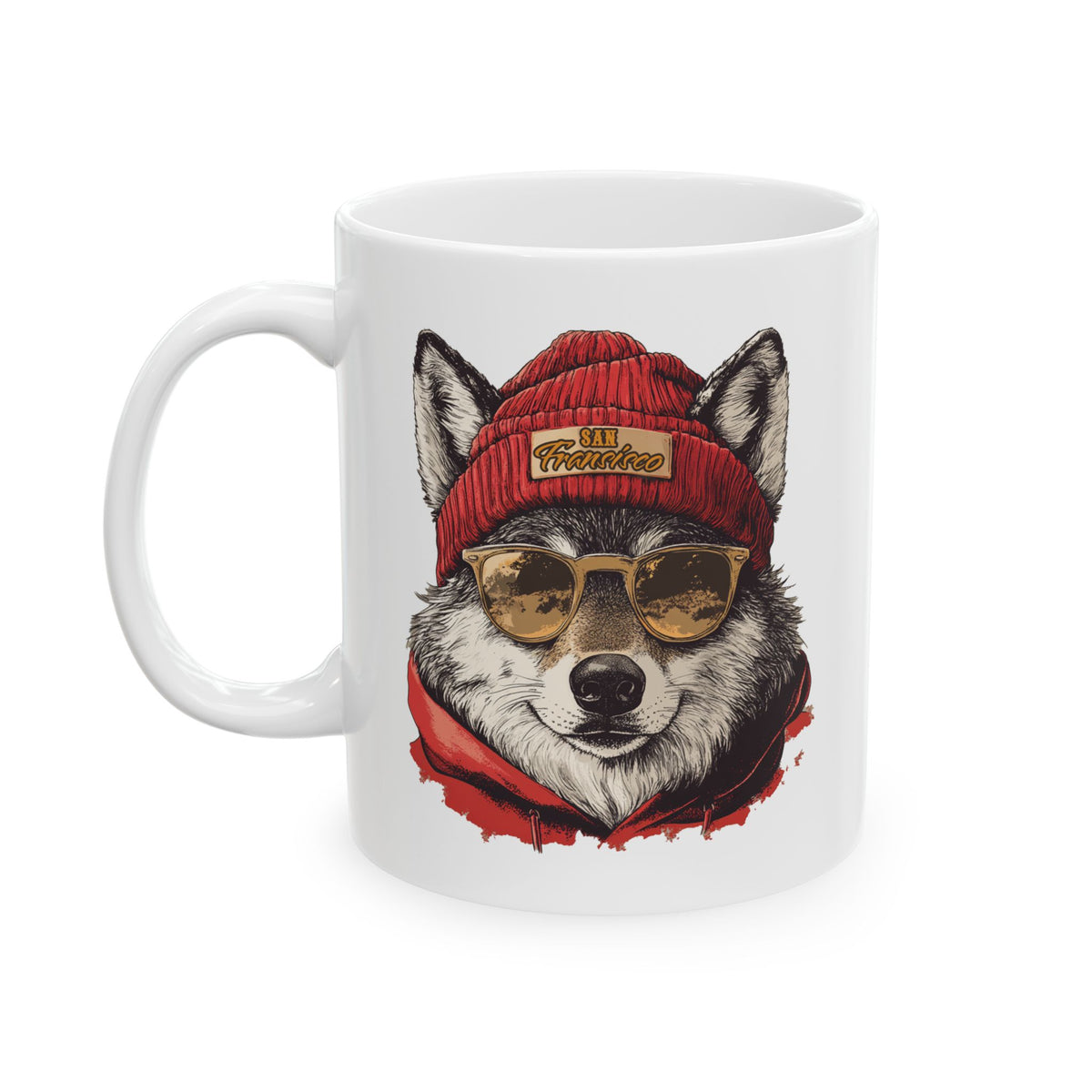 San Francisco 49ers Spirit Animal Ceramic Mug | Football Fan Gift