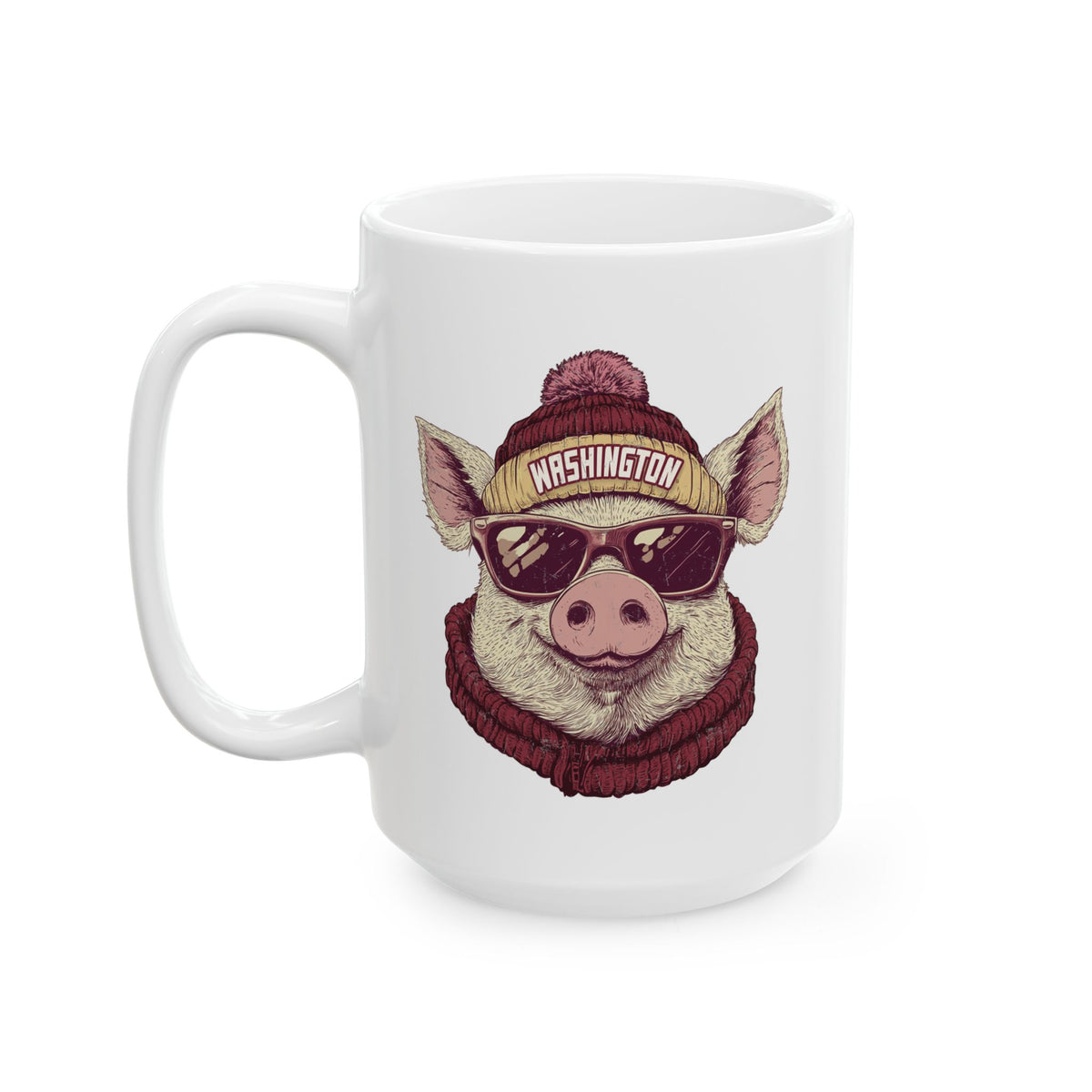 Washington Football Spirit Animal Ceramic Mug | Football Fan Gift