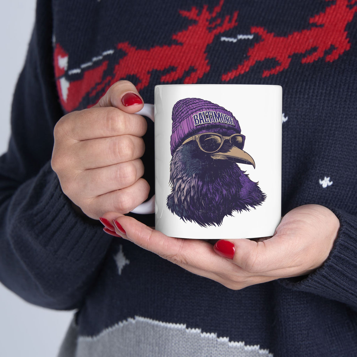 Baltimore Ravens Spirit Animal Ceramic Mug | Football Fan Gift