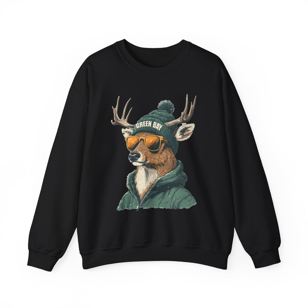 Green Bay Packers Spirit Animal Crewneck Sweatshirt – Design 2 | Football Fan Gift
