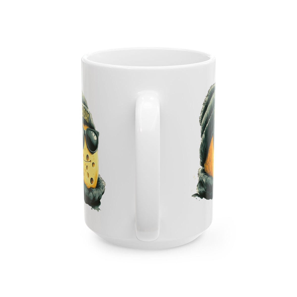 Green Bay Packers Spirit Animal Ceramic Mug – Cheesehead | Football Fan Gift