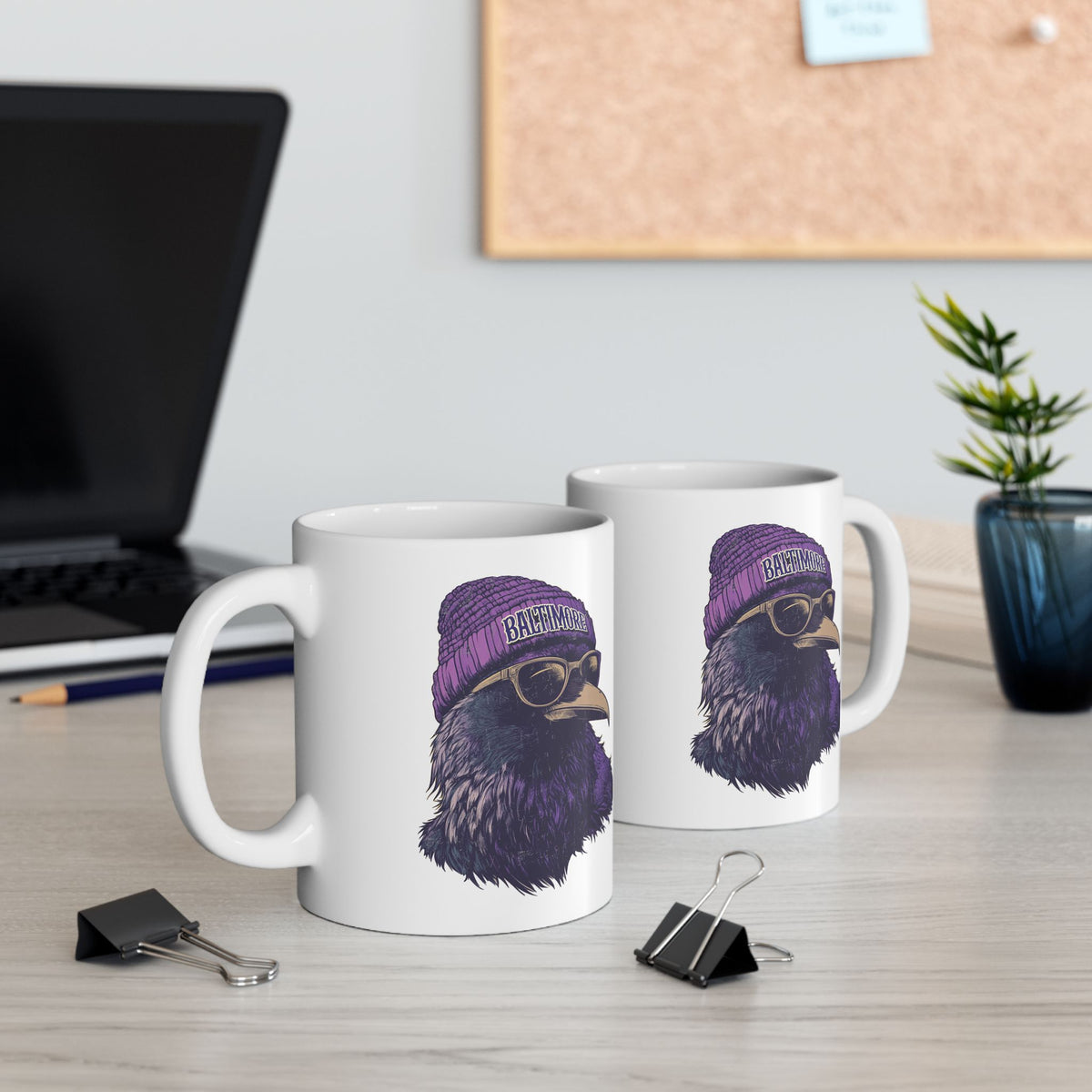 Baltimore Ravens Spirit Animal Ceramic Mug | Football Fan Gift