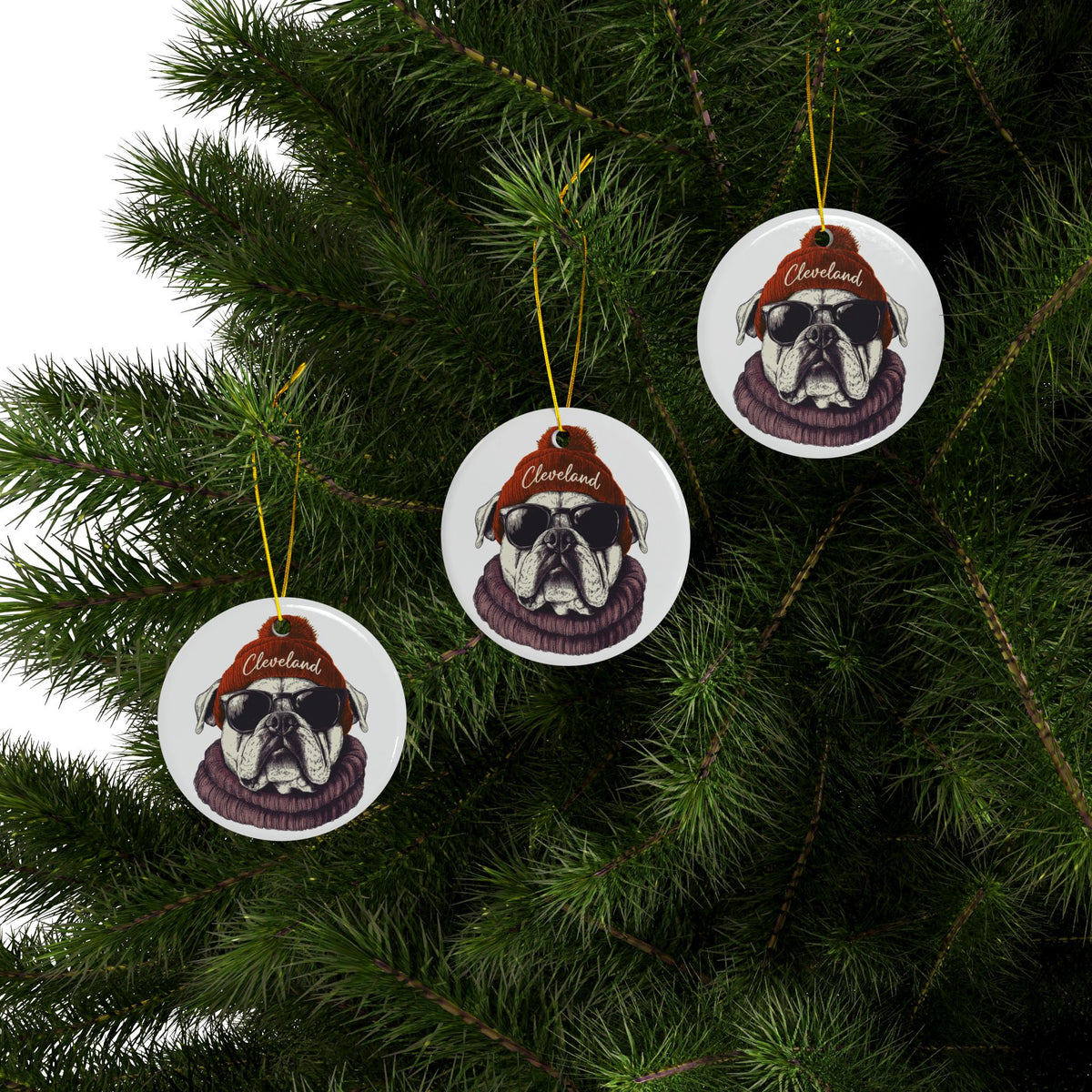 Cleveland Browns Spirit Animal Ceramic Ornament | Christmas Gift