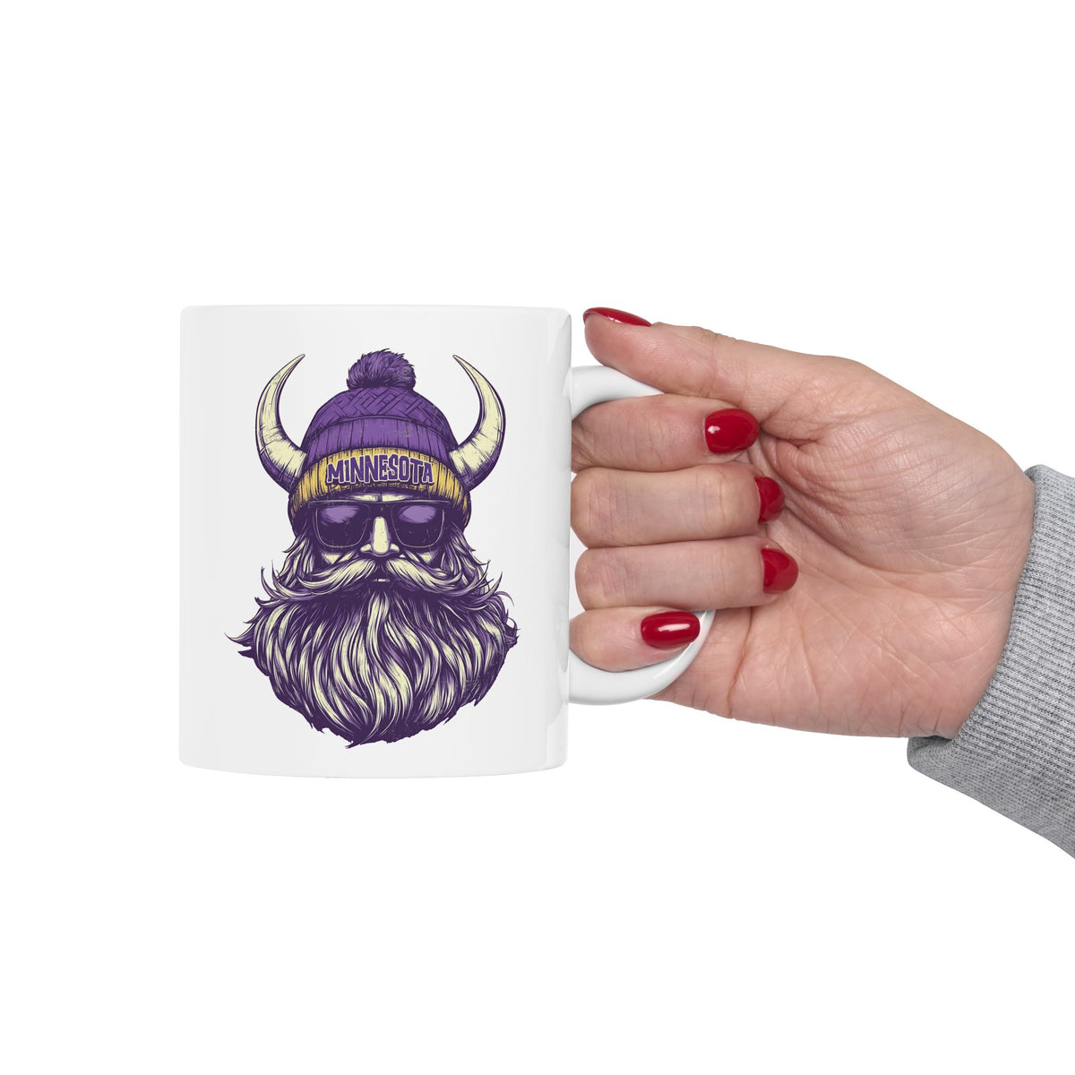 Minnesota Vikings Spirit Animal Ceramic Mug | Football Fan Gift