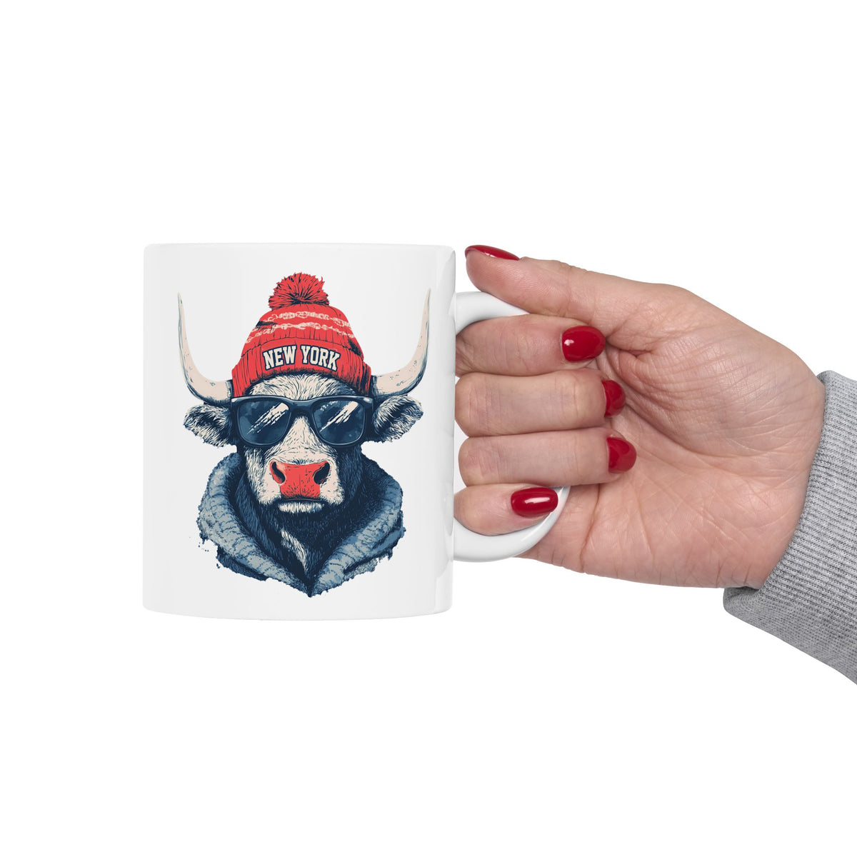 New York Giants Spirit Animal Ceramic Mug | Football Fan Gift