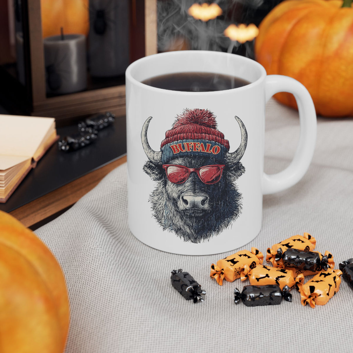 Buffalo Bills Spirit Animal Ceramic Mug | Football Fan Gift