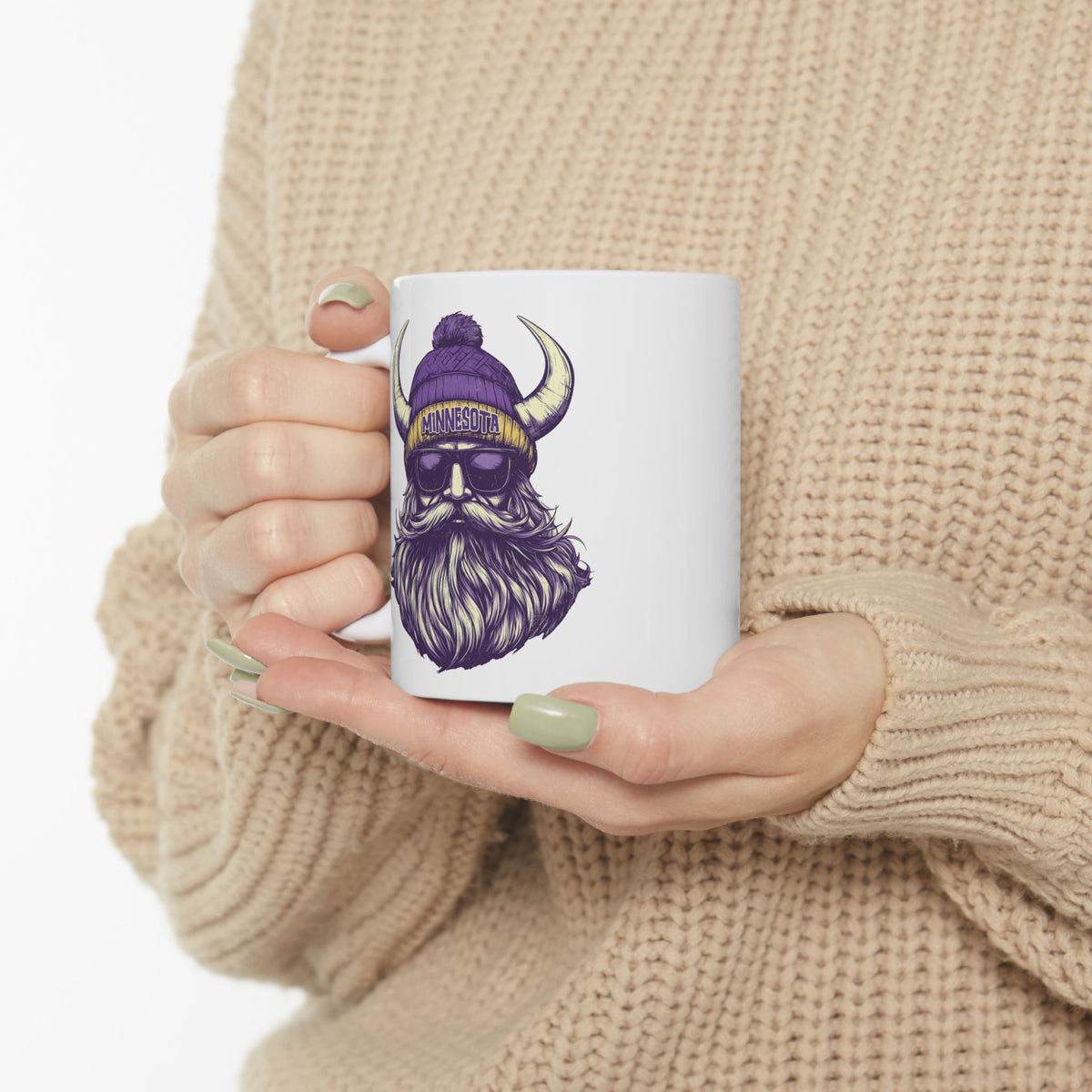 Minnesota Vikings Spirit Animal Ceramic Mug | Football Fan Gift
