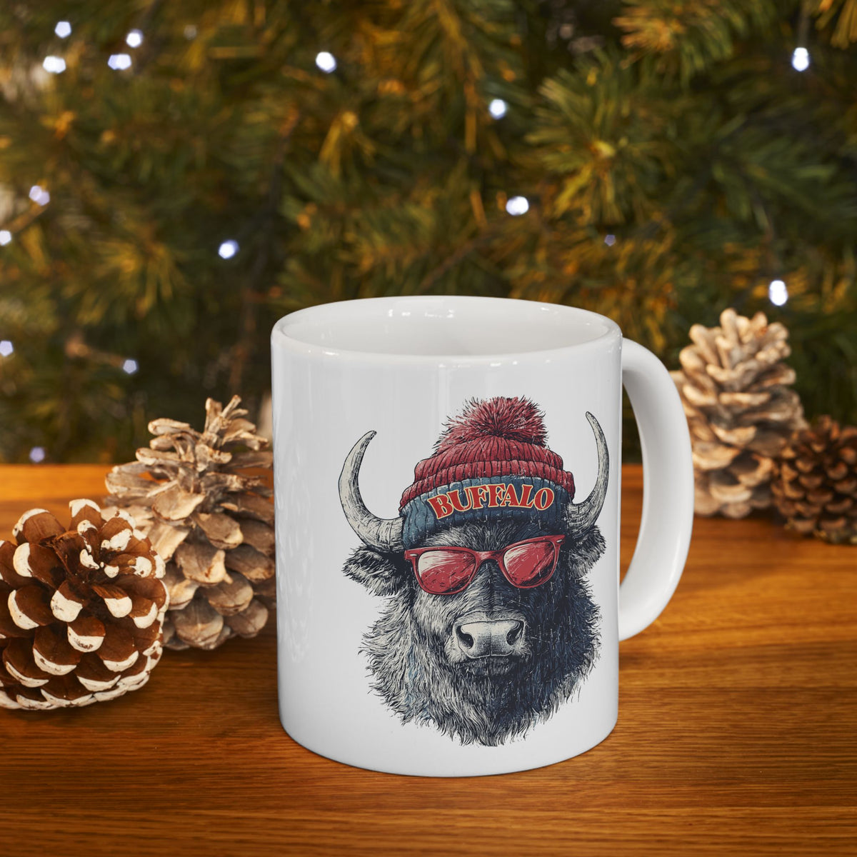Buffalo Bills Spirit Animal Ceramic Mug | Football Fan Gift