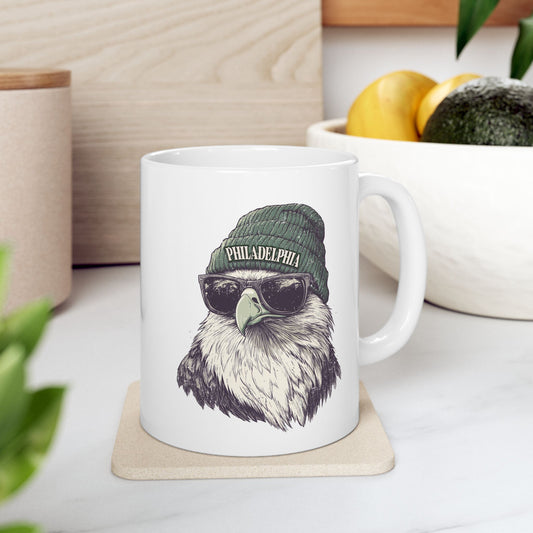 Philadelphia Eagles Spirit Animal Ceramic Mug | Football Fan Gift