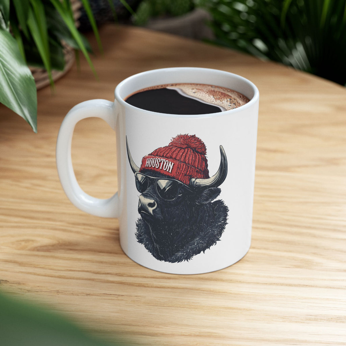 Houston Texans Spirit Animal Ceramic Mug | Football Fan Gift