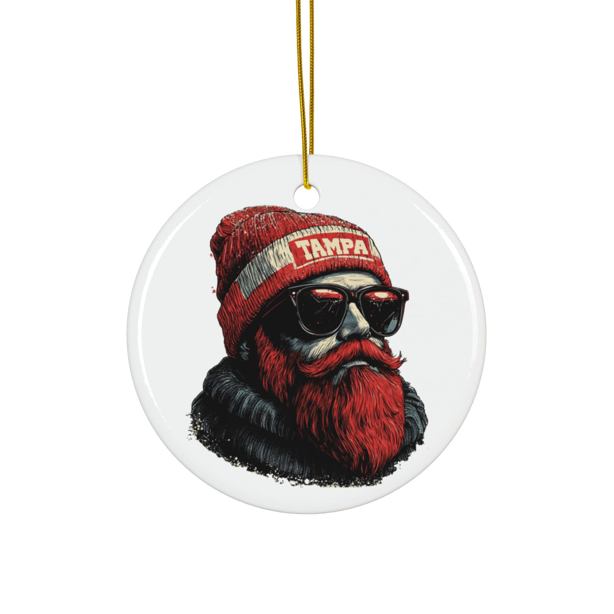 Tampa Bay Buccaneers Spirit Animal Ceramic Ornament | Christmas Gift