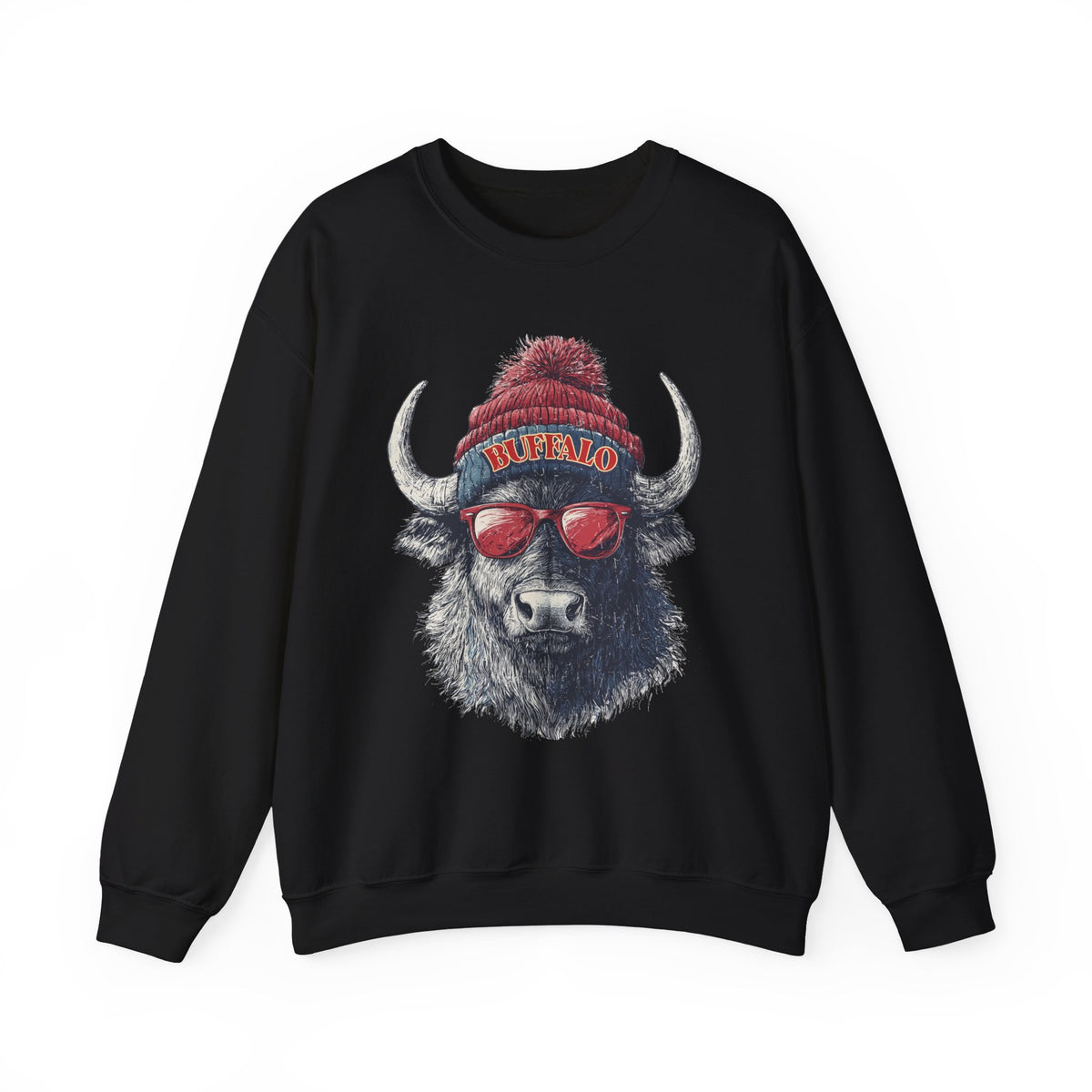 Buffalo Bills Spirit Animal Crewneck Sweatshirt | Football Fan Gift