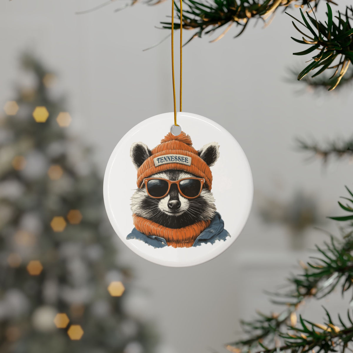 Tennessee Titans Spirit Animal Ceramic Ornament – Design 2 | Christmas Gift