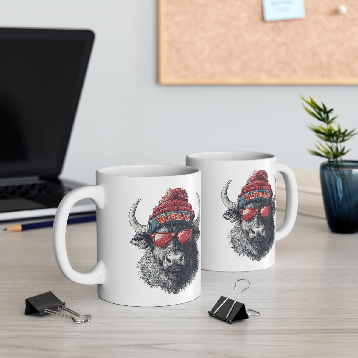 Buffalo Bills Spirit Animal Ceramic Mug | Football Fan Gift