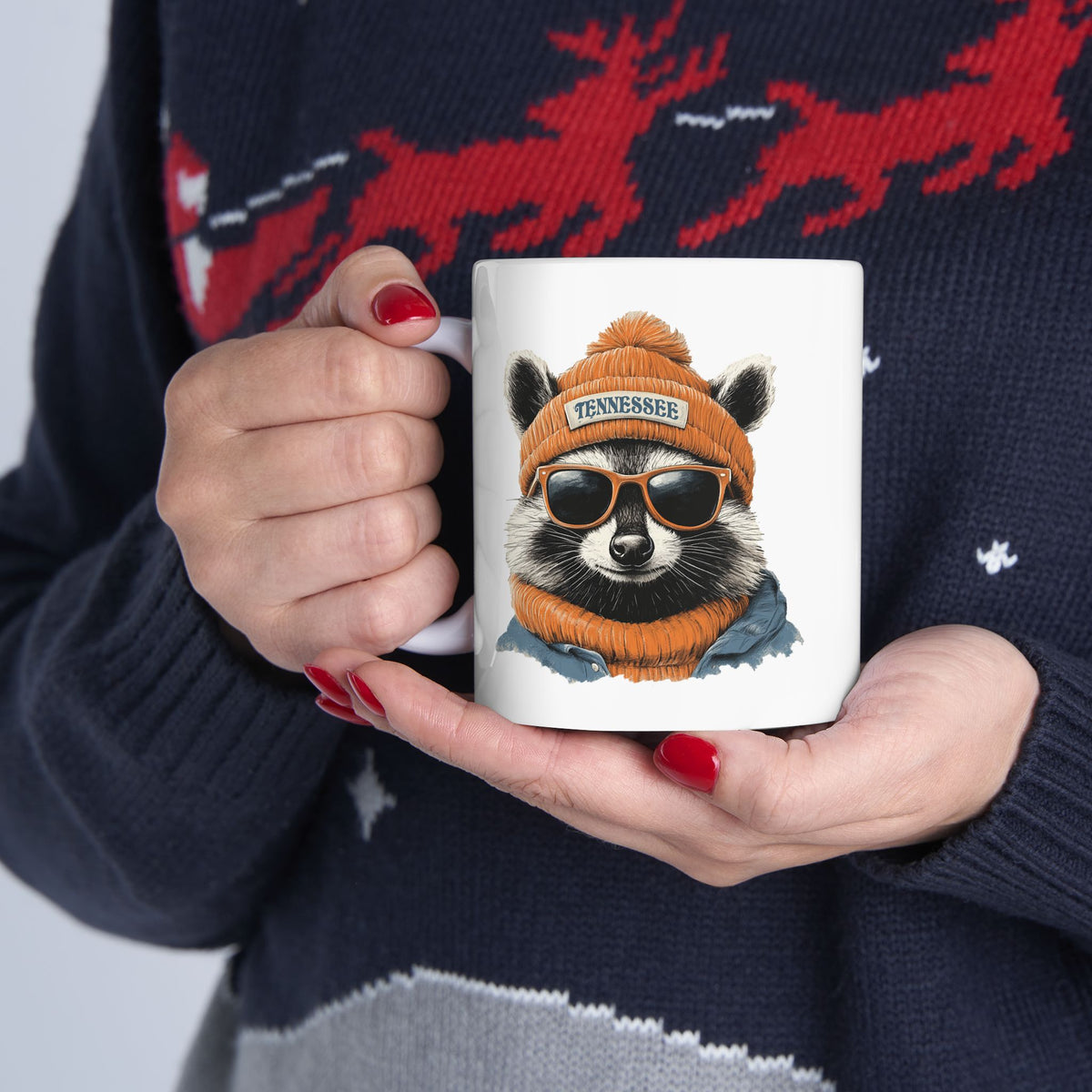 Tennessee Titans Spirit Animal Ceramic Mug – Orange Hat | Football Fan Gift