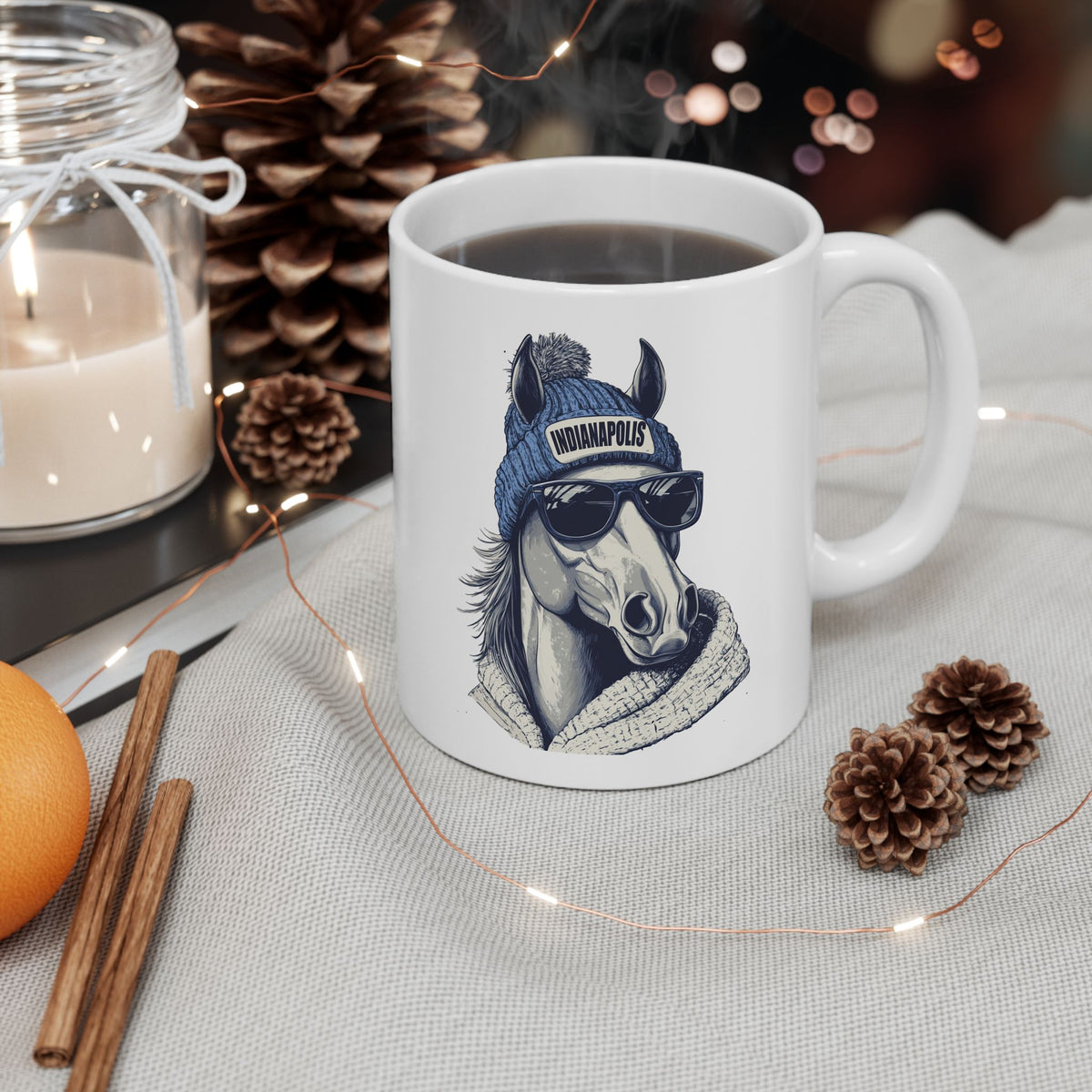 Indianapolis Colts Spirit Animal Ceramic Mug | Football Fan Gift