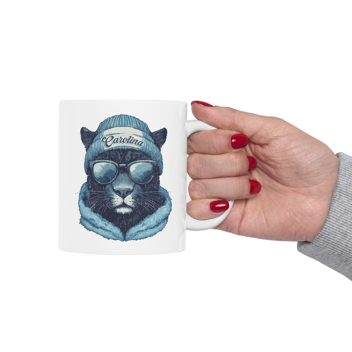 Carolina Panthers Spirit Animal Ceramic Mug | Football Fan Gift