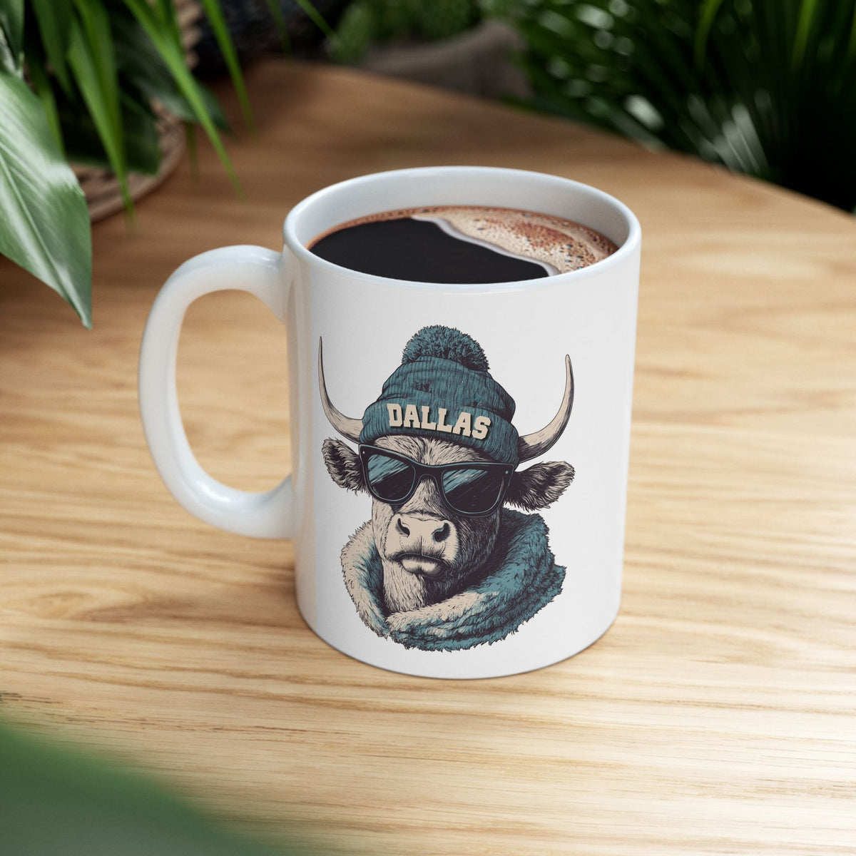 Dallas Cowboys Spirit Animal Ceramic Mug – Design 2 | Football Fan Gift