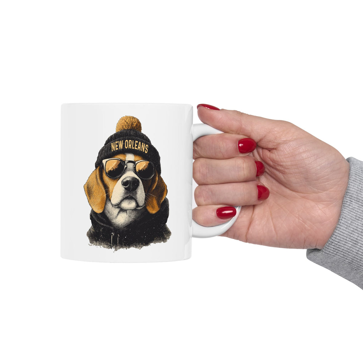New Orleans Saints Spirit Animal Ceramic Mug | Football Fan Gift