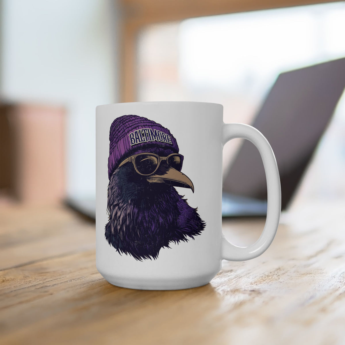 Baltimore Ravens Spirit Animal Ceramic Mug | Football Fan Gift