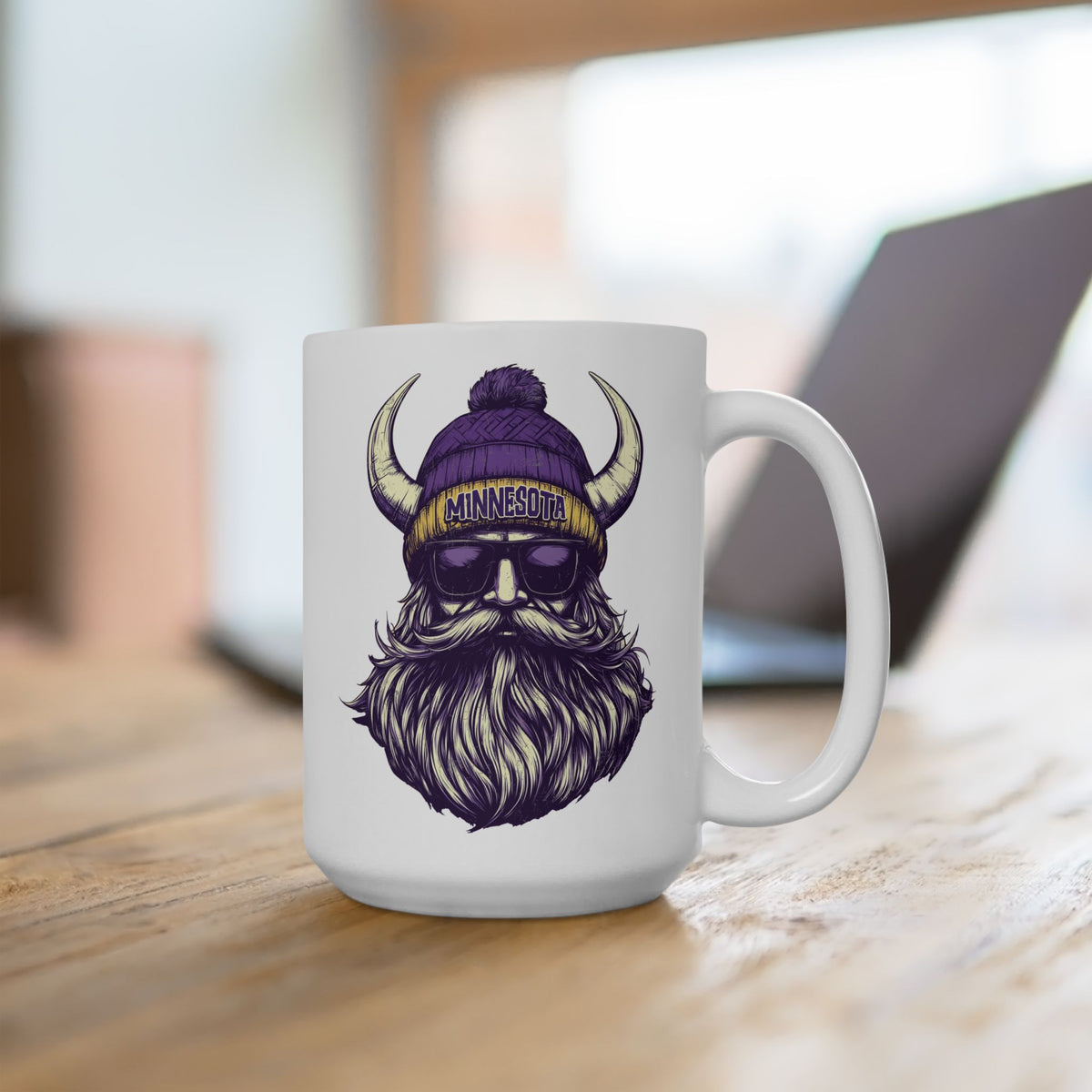 Minnesota Vikings Spirit Animal Ceramic Mug | Football Fan Gift