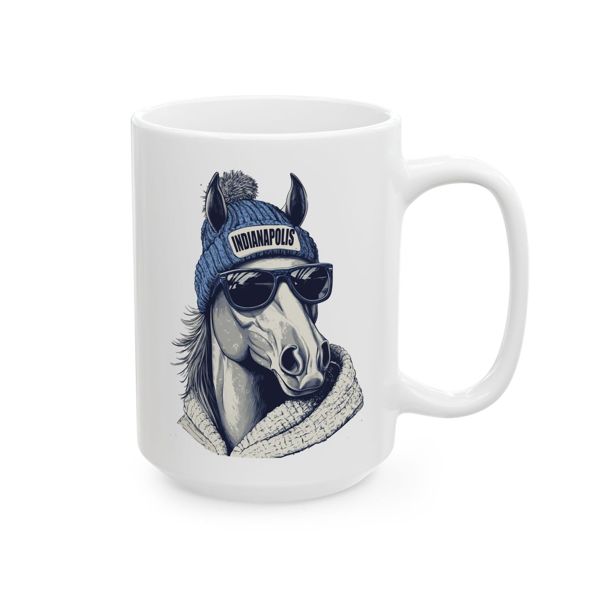 Indianapolis Colts Spirit Animal Ceramic Mug | Football Fan Gift