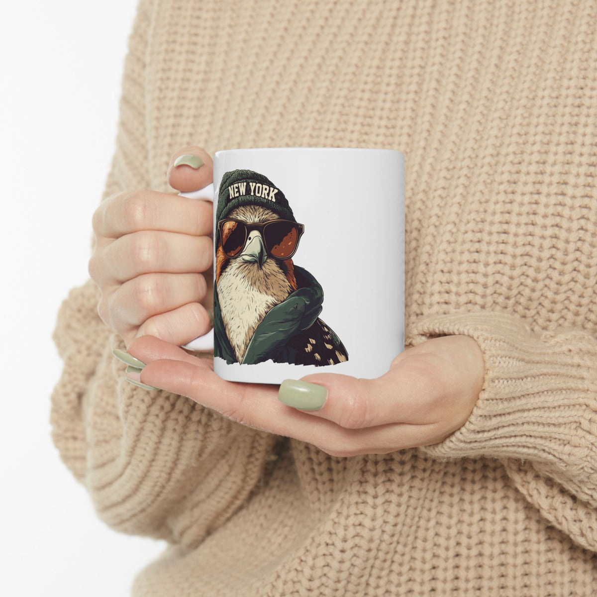 New York Jets Spirit Animal Ceramic Mug | Football Fan Gift