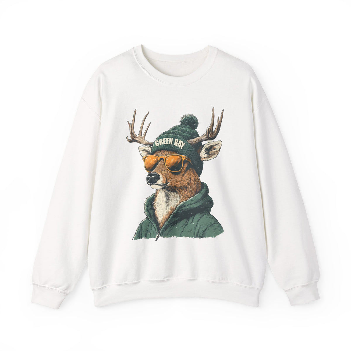 Green Bay Packers Spirit Animal Crewneck Sweatshirt – Design 2 | Football Fan Gift