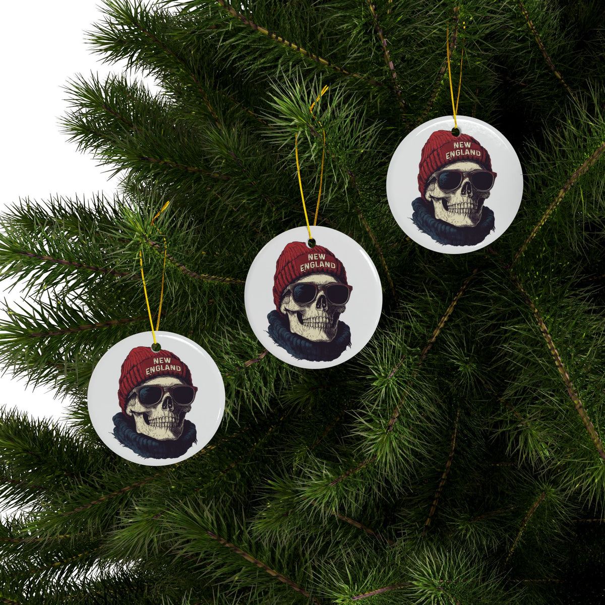 New England Patriots Spirit Animal Ceramic Ornament | Christmas Gift