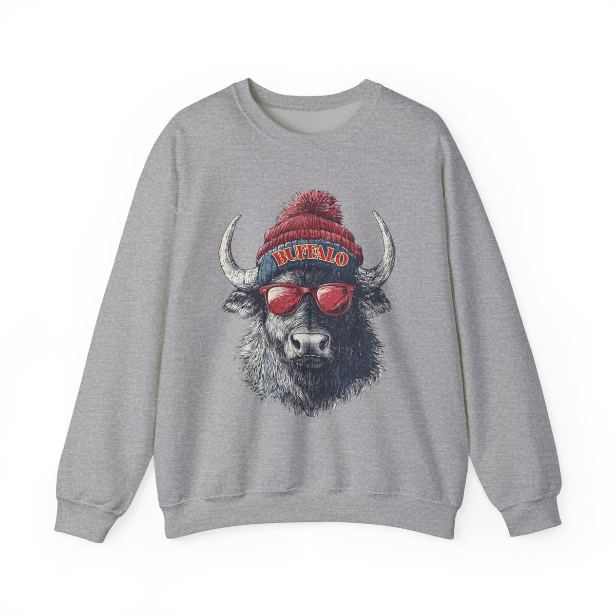 Buffalo Bills Spirit Animal Crewneck Sweatshirt | Football Fan Gift
