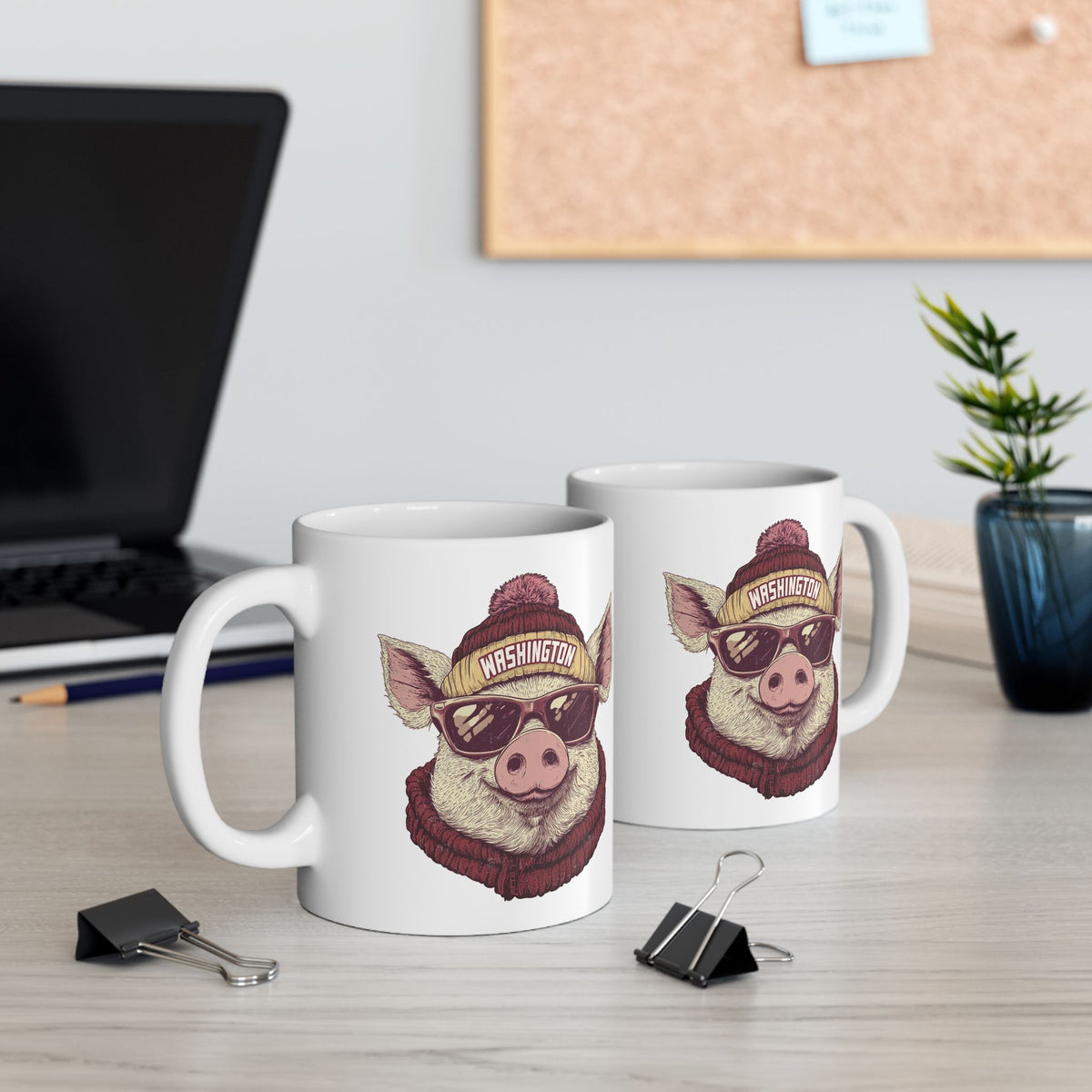 Washington Football Spirit Animal Ceramic Mug | Football Fan Gift