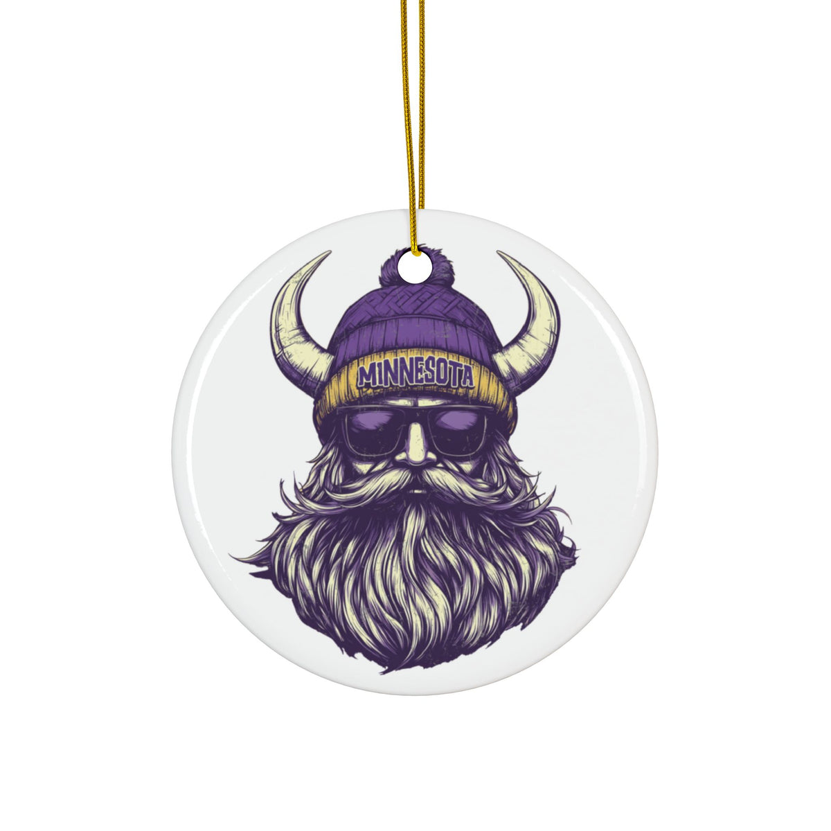 Minnesota Vikings Spirit Animal Ceramic Ornament | Christmas Gift