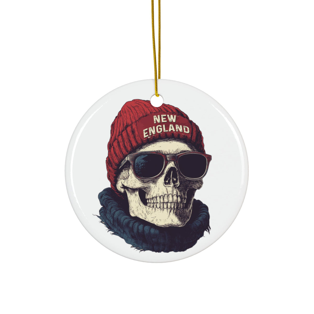 New England Patriots Spirit Animal Ceramic Ornament | Christmas Gift