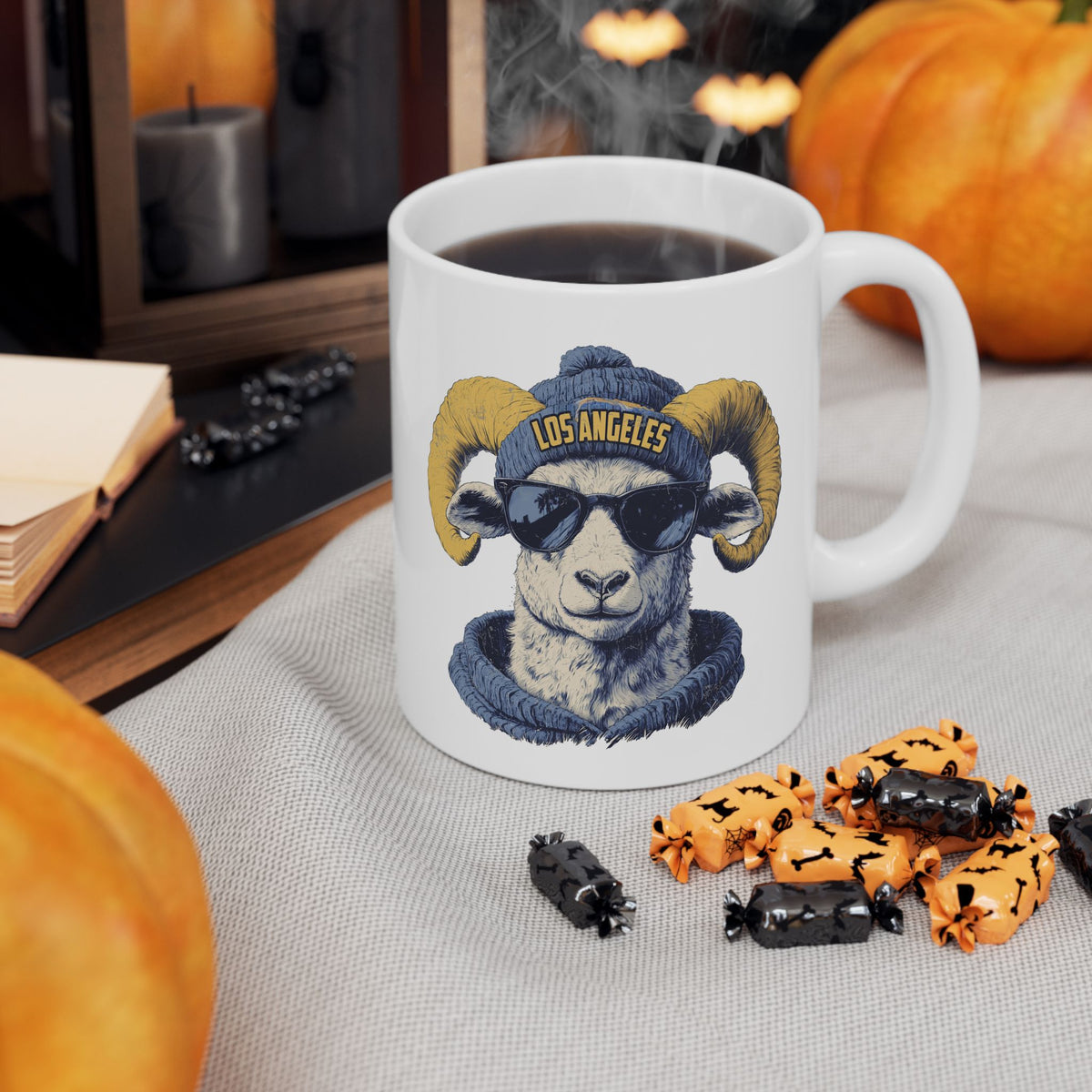 Los Angeles Rams Spirit Animal Ceramic Mug | Football Fan Gift
