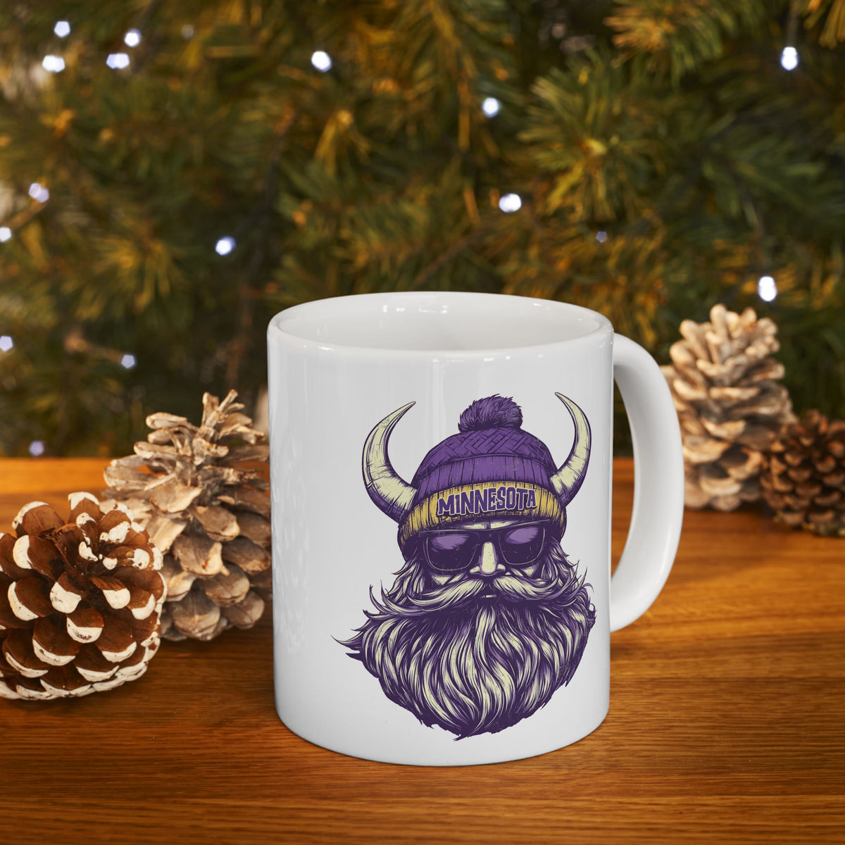 Minnesota Vikings Spirit Animal Ceramic Mug | Football Fan Gift